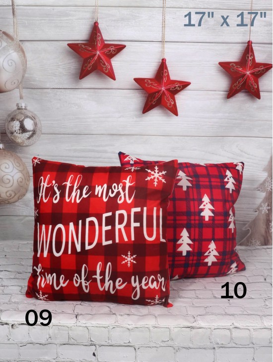 Holiday  Print Cushion Cover